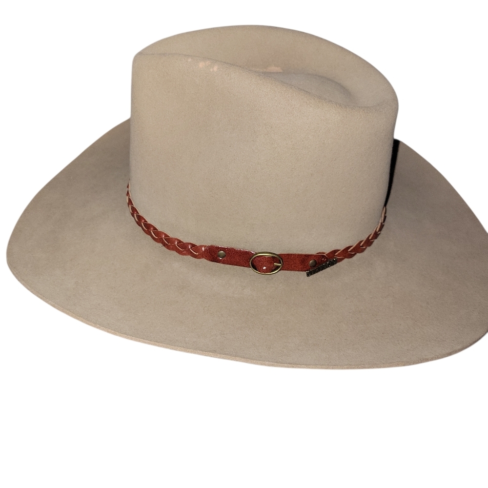 Vintage Stetson Gallup Cowgirl Hat Tan - Picture 2 of 11